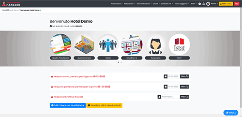 Home page Accommodation Manager gestionale crm per hotel e camping