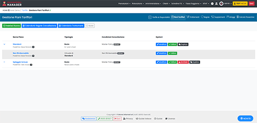 Piani Tariffari personalizzabili